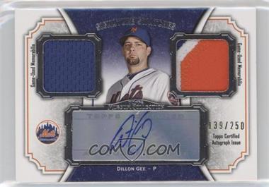 2012 Topps Museum Collection - Signature Swatches Autograph Dual Relics #SSADR-DGE - Dillon Gee /250