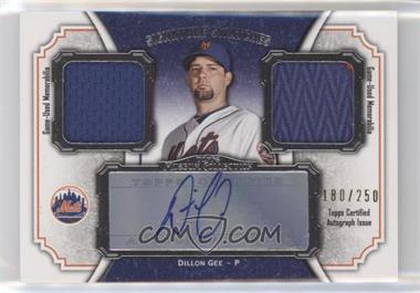 2012 Topps Museum Collection - Signature Swatches Autograph Dual Relics #SSADR-DGE - Dillon Gee /250