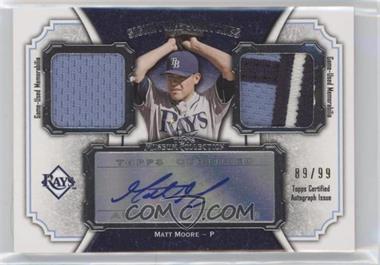 2012 Topps Museum Collection - Signature Swatches Autograph Dual Relics #SSADR-MMO - Matt Moore /99