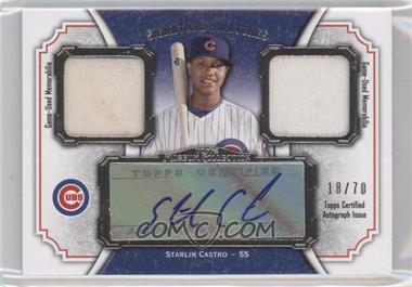 2012 Topps Museum Collection - Signature Swatches Autograph Dual Relics #SSADR-SC - Starlin Castro /70