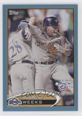 2012 Topps Opening Day - [Base] - Blue #107 - Rickie Weeks /2012