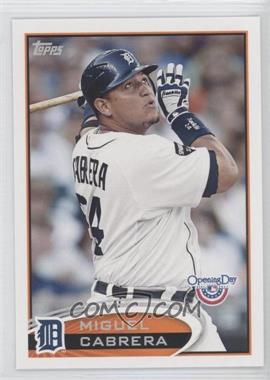 2012 Topps Opening Day - [Base] #55 - Miguel Cabrera