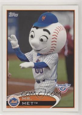 2012 Topps Opening Day - Mascots #M-7 - Mr. Met