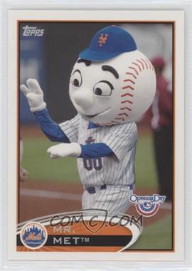 2012 Topps Opening Day - Mascots #M-7 - Mr. Met