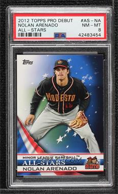 2012 Topps Pro Debut - All-Stars #AS-NA - Nolan Arenado [PSA 8 NM‑MT]