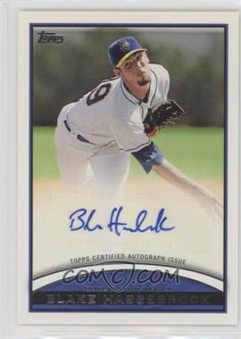 2012 Topps Pro Debut - Autographs #PDA-BH - Blake Hassebrock