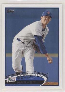 2012 Topps Pro Debut - [Base] #178.1 - Matt Harvey (No Ball)