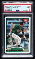 Christian Yelich (Bat in Hand) [PSA 9 MINT]