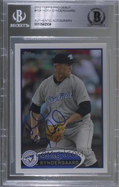 2012 Topps Pro Debut - [Base] #43 - Noah Syndergaard [BAS BGS Authentic]