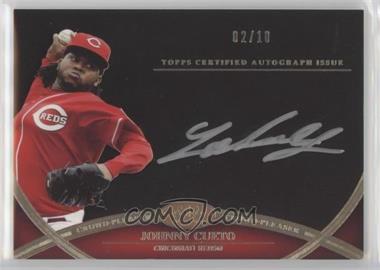 2012 Topps Tier One - Crowd-Pleaser Autographs - Silver Ink #CPA-JC - Johnny Cueto /10