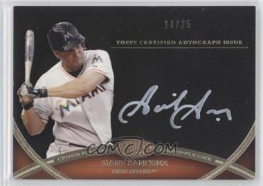 2012 Topps Tier One - Crowd-Pleaser Autographs - White Ink #CPA-GSA - Gaby Sanchez /25