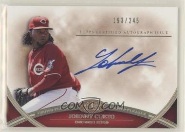 2012 Topps Tier One - Crowd-Pleaser Autographs #CPA-JCU - Johnny Cueto /245
