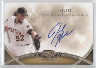 2012 Topps Tier One - Crowd-Pleaser Autographs #CPA-JHA - Joel Hanrahan /399