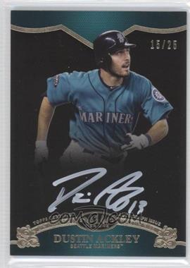 2012 Topps Tier One - On the Rise Autograph - White Ink #OR-DA - Dustin Ackley /25