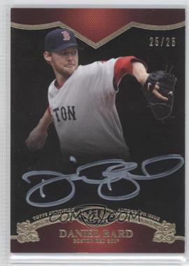 2012 Topps Tier One - On the Rise Autograph - White Ink #OR-DBA - Daniel Bard /25