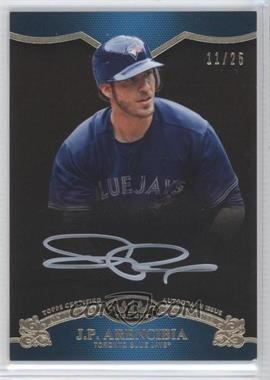 2012 Topps Tier One - On the Rise Autograph - White Ink #OR-JAR - J.P. Arencibia /25