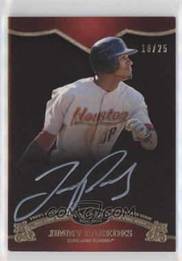 2012 Topps Tier One - On the Rise Autograph - White Ink #OR-JPR - Jimmy Paredes /25