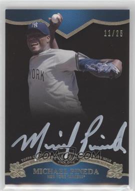 2012 Topps Tier One - On the Rise Autograph - White Ink #OR-MP - Michael Pineda /25 [EX to NM]