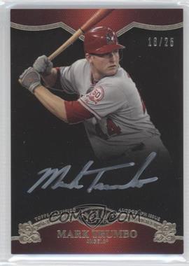 2012 Topps Tier One - On the Rise Autograph - White Ink #OR-MT - Mark Trumbo /25