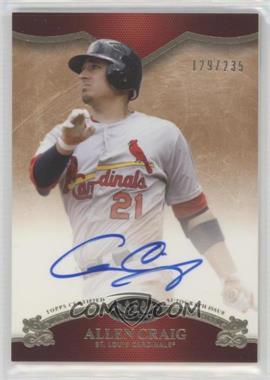 2012 Topps Tier One - On the Rise Autograph #OR-AC - Allen Craig /235
