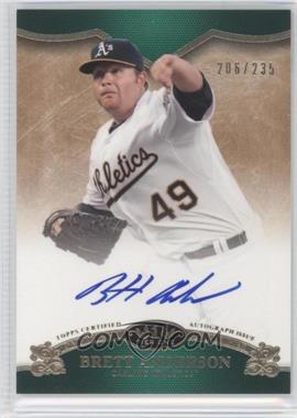 2012 Topps Tier One - On the Rise Autograph #OR-BAN - Brett Anderson /235