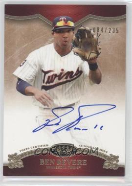 2012 Topps Tier One - On the Rise Autograph #OR-BR - Ben Revere /235