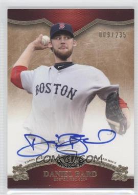 2012 Topps Tier One - On the Rise Autograph #OR-DBD - Daniel Bard /235