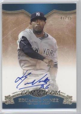 2012 Topps Tier One - On the Rise Autograph #OR-EN - Eduardo Nunez /75