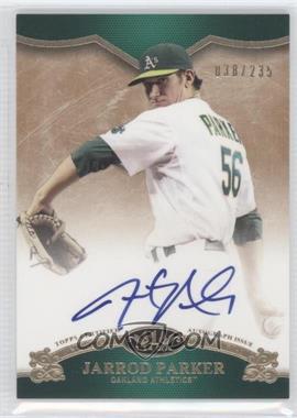 2012 Topps Tier One - On the Rise Autograph #OR-JP - Jarrod Parker /235