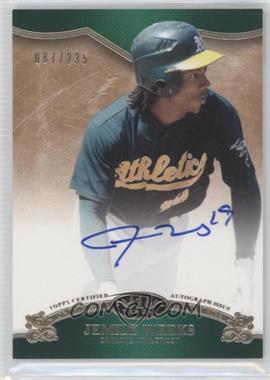 2012 Topps Tier One - On the Rise Autograph #OR-JWE - Jemile Weeks /235