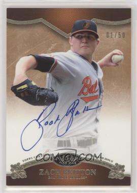 2012 Topps Tier One - On the Rise Autograph #OR-ZB - Zach Britton /50 [EX to NM]