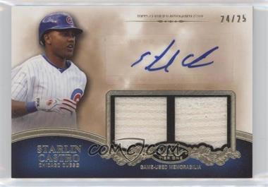 2012 Topps Tier One - Top Shelf Autographed Relics - Dual #TSDAR-SC - Starlin Castro /25