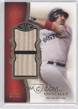 2012 Topps Tier One - Top Shelf Relics - Dual #TSDR-AG - Adrian Gonzalez /50