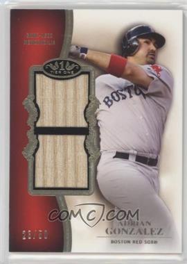 2012 Topps Tier One - Top Shelf Relics - Dual #TSDR-AG - Adrian Gonzalez /50