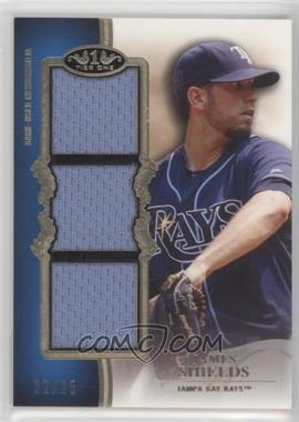 2012 Topps Tier One - Top Shelf Relics - Triple #TSTR-JS - James Shields /25