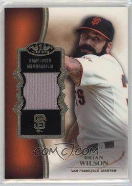 2012 Topps Tier One - Top Shelf Relics #TSR-BW - Brian Wilson /399