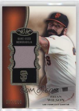 2012 Topps Tier One - Top Shelf Relics #TSR-BW - Brian Wilson /399