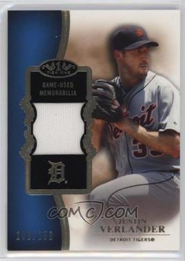 2012 Topps Tier One - Top Shelf Relics #TSR-JV - Justin Verlander /150