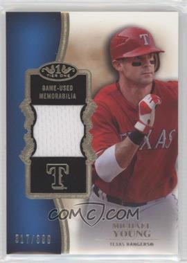 2012 Topps Tier One - Top Shelf Relics #TSR-MY - Michael Young /399