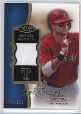 2012 Topps Tier One - Top Shelf Relics #TSR-MY - Michael Young /399