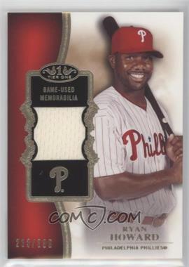 2012 Topps Tier One - Top Shelf Relics #TSR-RH - Ryan Howard /399