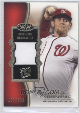 2012 Topps Tier One - Top Shelf Relics #TSR-SS - Stephen Strasburg /399