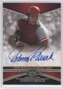 2012 Topps Tier One - Top Tier Autograph #TTA-JB - Johnny Bench /50