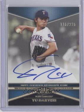 2012 Topps Tier One - Top Tier Autograph #TTA-YD - Yu Darvish /225