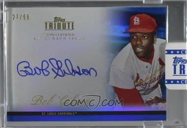 2012 Topps Tribute - Autographs - Blue #TA-BGI - Bob Gibson /50 [Uncirculated]