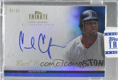 2012 Topps Tribute - Autographs - Blue #TA-CC - Carl Crawford /50 [Uncirculated]