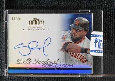 2012 Topps Tribute - Autographs - Blue #TA-PS2 - Pablo Sandoval /50 [Uncirculated]
