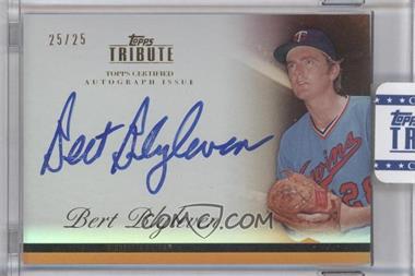 2012 Topps Tribute - Autographs - Orange #TA-BBL - Bert Blyleven /25 [Uncirculated]