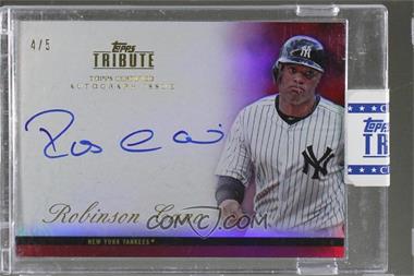 2012 Topps Tribute - Autographs - Red #TA-RC1 - Robinson Cano /5 [Uncirculated]