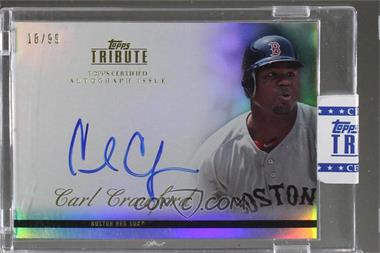 2012 Topps Tribute - Autographs #TA-CC - Carl Crawford /99 [Uncirculated]